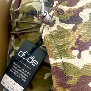 Brand new still with tags - Hey Dude patriotic camo